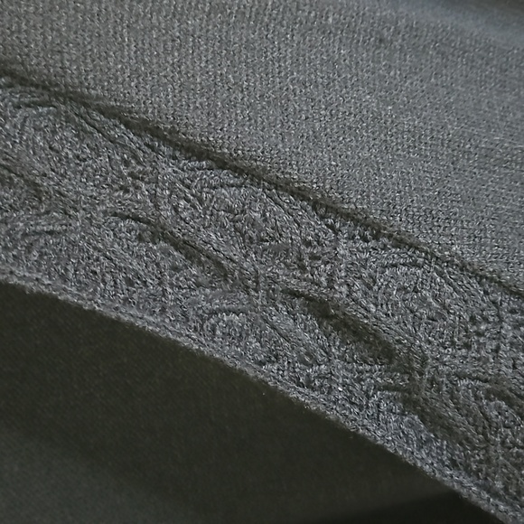 I.E. Open Belted  Long Sleeve Cardigan Sweater  Sz XL Black NWT - Picture 3 of 11